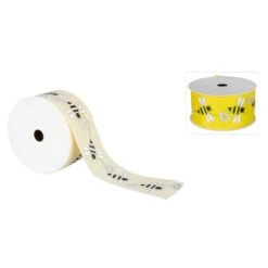 Dekoband - Bienen - Ca. 500 X 4 Cm - 1 Stück -Saisonale Dekorationen 234744 0