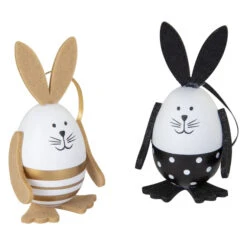 Dekohänger - Hasen - Ca. 10 Cm - 6 Stück -Saisonale Dekorationen 234781 1