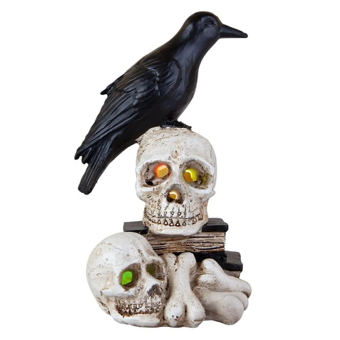 LED-Totenköpfe - Aus Polyresin - Ca. 11 X 10,5 X 17,5 Cm 3 LED-Totenköpfe - Aus Polyresin - Ca. 11 X 10,5 X 17,5 Cm