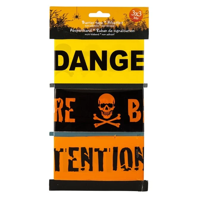 Absperrbänder - Halloween - Ca. 300 Cm - 3 Stück 3 Absperrbänder - Halloween - Ca. 300 Cm - 3 Stück