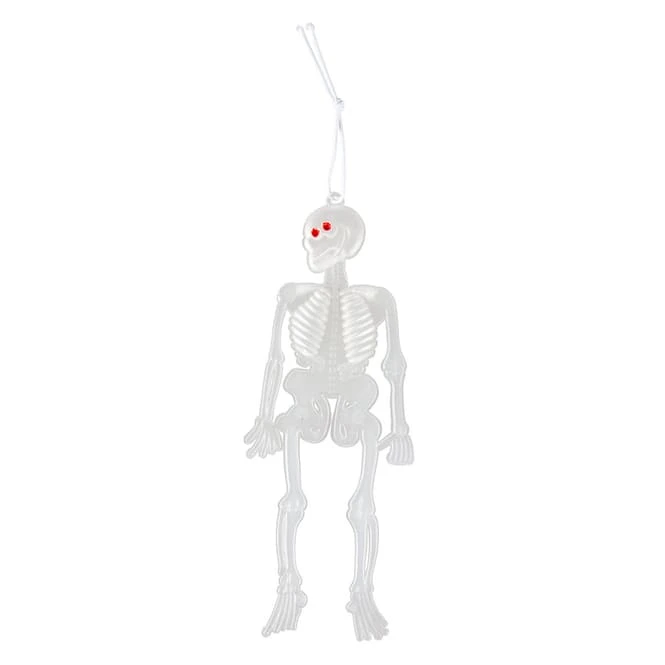 Dekohänger - Leuchtskelette - Ca. 15 Cm - 8 Stück 4 Dekohänger - Leuchtskelette - Ca. 15 Cm - 8 Stück – Bild 2