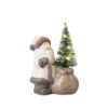 Nikolaus Mit LED-Baum - Aus Keramik - Ca. 11 X 6,5 X 13 Cm - 1 Stück -Saisonale Dekorationen 238489 4016096435516 mica living weihnachtsmann 01