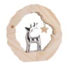 Standdeko - Hirsch - Aus Holz - Ca. 24 X 4 X 24 Cm -Saisonale Dekorationen 238532 4016096435738 mica living baumring mit hirsch 04