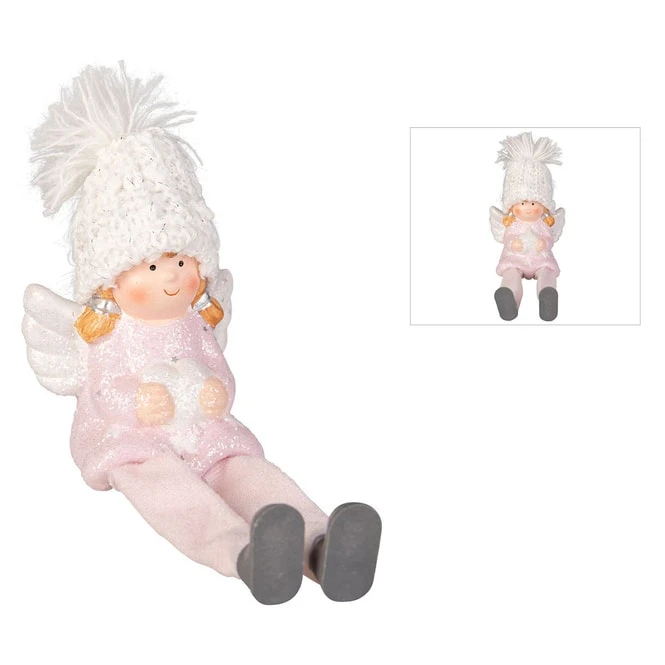 Engel - Ca. 7,5 X 6,5 X 10,5 Cm - 1 Stück 4 Engel - Ca. 7,5 X 6,5 X 10,5 Cm - 1 Stück – Bild 2