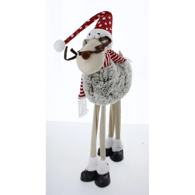 Rentier Stehend Braun/rot - Ca. 35 X 25 X 80 Cm 3 Rentier Stehend Braun/rot - Ca. 35 X 25 X 80 Cm