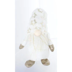 Wichtel Weiß/gold - Ca. 17 X 10 X 37 Cm