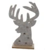 Hirschkopf Mit LED - Aus Filz Und Holz - 17x6x36 Cm 2 Hirschkopf Mit LED - Aus Filz Und Holz - 17x6x36 Cm -Saisonale Dekorationen 238824 bild 4016096437732