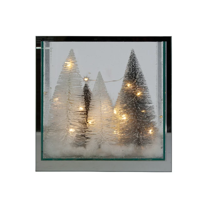 Glaswürfel Mit LED - Ca. 25 X 12 X 25 Cm 3 Glaswürfel Mit LED - Ca. 25 X 12 X 25 Cm