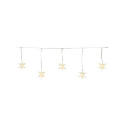 Lichterkette Sterne - Mit 6 LED - Ca. 12 X 150 Cm -Saisonale Dekorationen 238955 4016096438036 micaliving led lichterkette 02