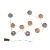 Lichterkette Kugeln Grau/blau - Mit 10 LED - Ca. 6,5 X 200 Cm -Saisonale Dekorationen 238959 4016096438074 mica living lichterkette kugeln 01