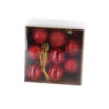 Christbaumkugeln Rot - Bruchsicher - ø Ca. 3 Cm - 18 Stück -Saisonale Dekorationen 239157 4016096438678 mica living christbaumkgeln rot