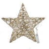 Stern Gold Mit LED - Ca. 30 Cm -Saisonale Dekorationen 239387 bild 4016096439675
