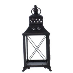 Laterne - Bronze Antik - Ca. 14 X 14 X 33 Cm