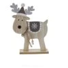 Rentier Stehend - Ca. 18 X 5 X 25 Cm -Saisonale Dekorationen 239514 4016096441296 mica living rentier stehend braun silber