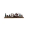 Standdeko - Nikolausschlitten - Ca. 30 X 4,5 X 8 Cm -Saisonale Dekorationen 239517 4016096441326 mica living nikolausschlitten auf platte