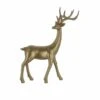 Hirsch Stehend - Gold - Ca. 25 X 9 X 28,5 Cm -Saisonale Dekorationen 239578 4016096441937 mica living hirsch stehend gold