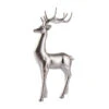 Dekofigur - Hirsch - Ca. 15 X 7 X 28,5 Cm -Saisonale Dekorationen 239579 4016096441944 mica living hisch silber 02
