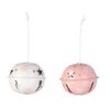 Glöckchen Weiß/rosa - Aus Metall - Ca. 5 Cm - 6 Stück -Saisonale Dekorationen 239586 4016096442019 mica living gloeckchen 01