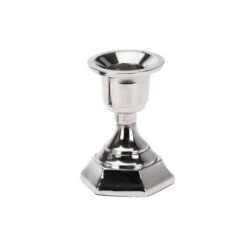 Kerzenständer - Ca. 6 X 6 X 8 Cm - 1 Stück - Silber -Saisonale Dekorationen 239646 1