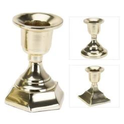 Kerzenständer - Ca. 6 X 6 X 8 Cm - 1 Stück - Gold -Saisonale Dekorationen 239647 0