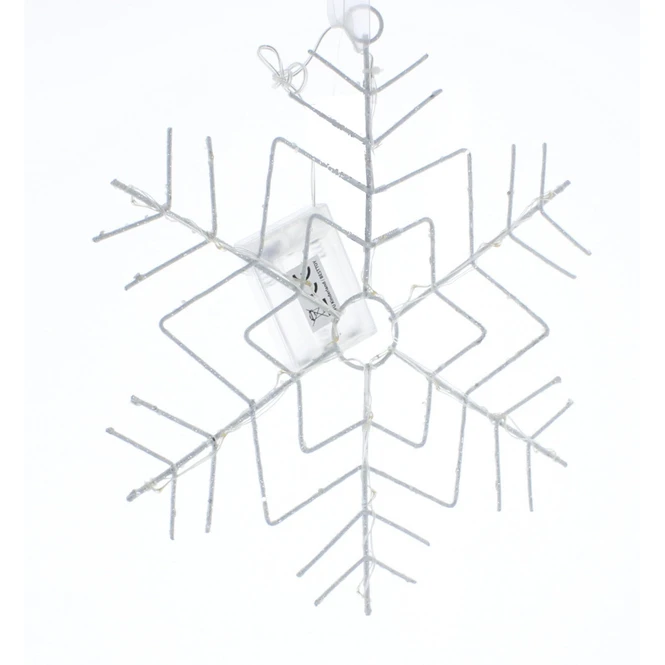 Dekohänger - Schneeflocke Mit LED - Ca. 30 Cm 3 Dekohänger - Schneeflocke Mit LED - Ca. 30 Cm