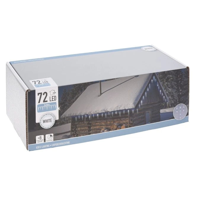 72er LED-Lichterkette - Eiszapfen - Ca. 690 Cm 6 72er LED-Lichterkette - Eiszapfen - Ca. 690 Cm – Bild 4