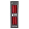 Spitzkerzen - Ca. 2 X 24,5 Cm - Rot - 4 Stück -Saisonale Dekorationen 240374