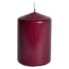 Stumpenkerze - Ca. 7 X 10 Cm - Bordeaux -Saisonale Dekorationen 240387