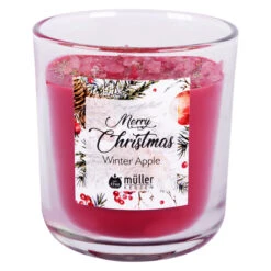 Duftkerze Im Glas - Ca. 8 X 9 Cm - Winterapfel