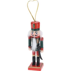 Dekohänger Nussknacker - Aus Holz - Ca. 12cm - 2 Stück -Saisonale Dekorationen 240540 8719987875984 koopman nussknacker haengedeko 2er set01