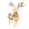 Rentier - Aus Holz - Ca. 24 X 24 X 48 Cm - 1 Stück -Saisonale Dekorationen 240571 8719987981951 koopman international rentier mit sattel 04