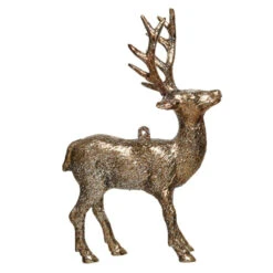 Dekohänger - Hirsch - Ca. 5 X 11 X 14 Cm - 1 Stück -Saisonale Dekorationen 240723 2