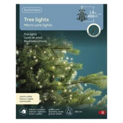 408er LED-Lichterdraht - Ca. 180 Cm - Grün 12 408er LED-Lichterdraht - Ca. 180 Cm - Grün -Saisonale Dekorationen 240991 6