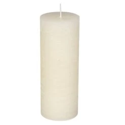 Stumpenkerze - Polar - Ca. 7 X 18 Cm - Creme