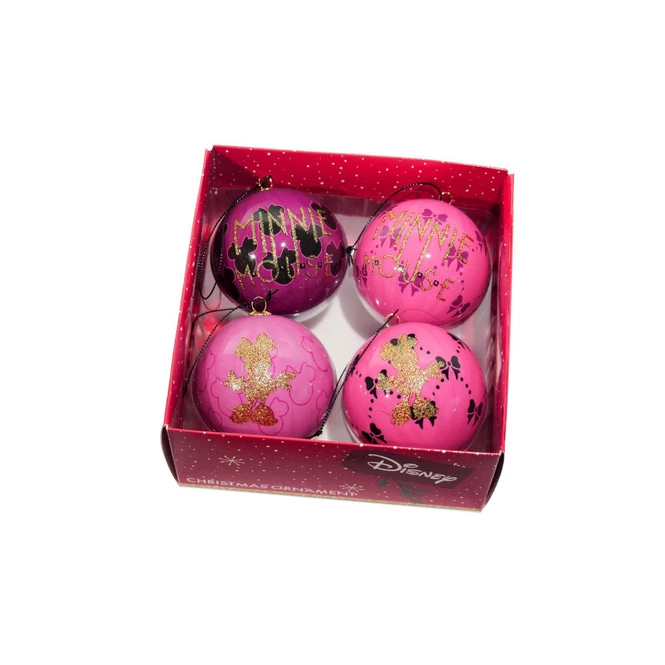 Christbaumkugeln - Minnie - 4 Stück 3 Christbaumkugeln - Minnie - 4 Stück