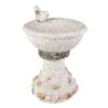 Vogeltränke - Aus Magnesia - Ca. 23,5 X 23,5 X 34 Cm -Saisonale Dekorationen 243326 4016096447151 mica living vogeltraenke steinoptik 03