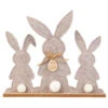 Standdeko - Happy Easter - Aus Filz Und Holz - Ca. 40 X 6 X 35 Cm 1 Standdeko - Happy Easter - Aus Filz Und Holz - Ca. 40 X 6 X 35 Cm -Saisonale Dekorationen 243598 4016096448455 mica living hasen stehend happy easter 01