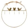 Dekokreis - Schlüsselhalter - Gold - Aus Metall - Ca. 40 X 3 Cm