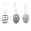 Dekohänger - Ostereier - Grau/gold/weiß - Aus Kunststoff - Ca. 6 Cm - 6 Stück -Saisonale Dekorationen 243683 4016096449223 mica living dekohaenger eier grau gold weiss 03