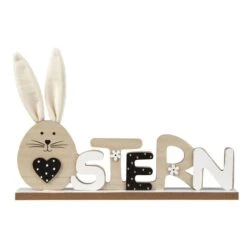 Schriftzug - Ostern - Aus Holz - Ca. 25 X 5 X 17,5 Cm