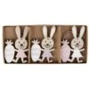 Dekohänger - Hase - Happy Easter - Aus Holz - Ca. 8 X 5 Cm - 3 Stück -Saisonale Dekorationen 243694 4016096449339 mica living dekohaenger hase happy easter 02