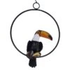 Dekohänger - Tucan - Aus Polyresin Und Metall - Ca. 18 X 7 X 28 Cm -Saisonale Dekorationen 243702 Bild 4016096449414