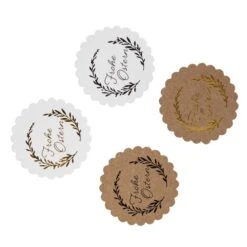 Geschenkclips - Frohe Ostern - Aus Holz Und Papier - ø Ca. 6,2 Cm - 12 Stück -Saisonale Dekorationen 243802 4016096451493 mica living clip frohe ostern 03