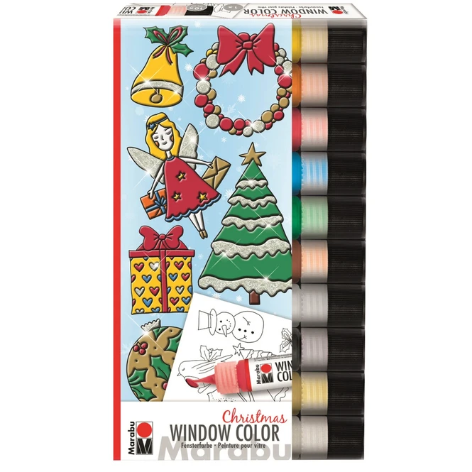 Marabu - Window Color Set - Christmas 3 Marabu - Window Color Set - Christmas