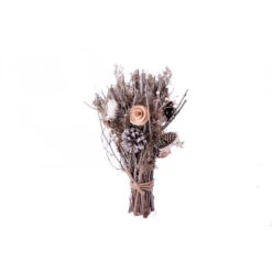 Dekobündel Blumen Und Zapfen - Ca. 34 Cm