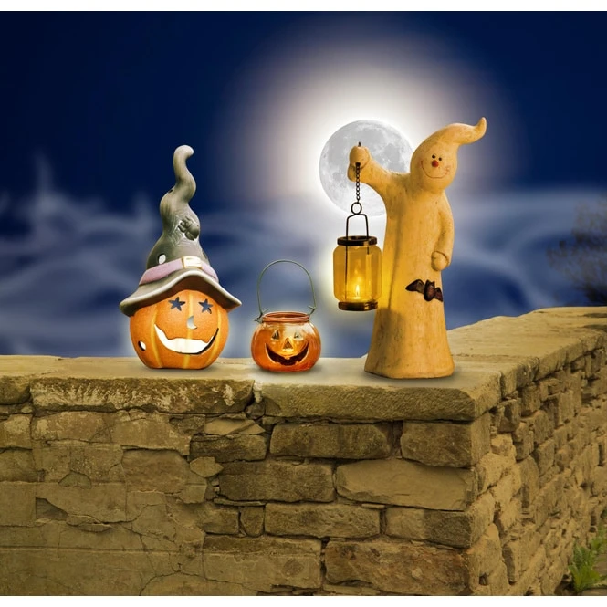 Teelichtglas - Kürbis - Ca. 10 X 8 Cm 4 Teelichtglas - Kürbis - Ca. 10 X 8 Cm – Bild 2