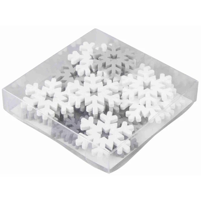 Streudeko - Schneeflocken - 24 Teile - Weiß 3 Streudeko - Schneeflocken - 24 Teile - Weiß