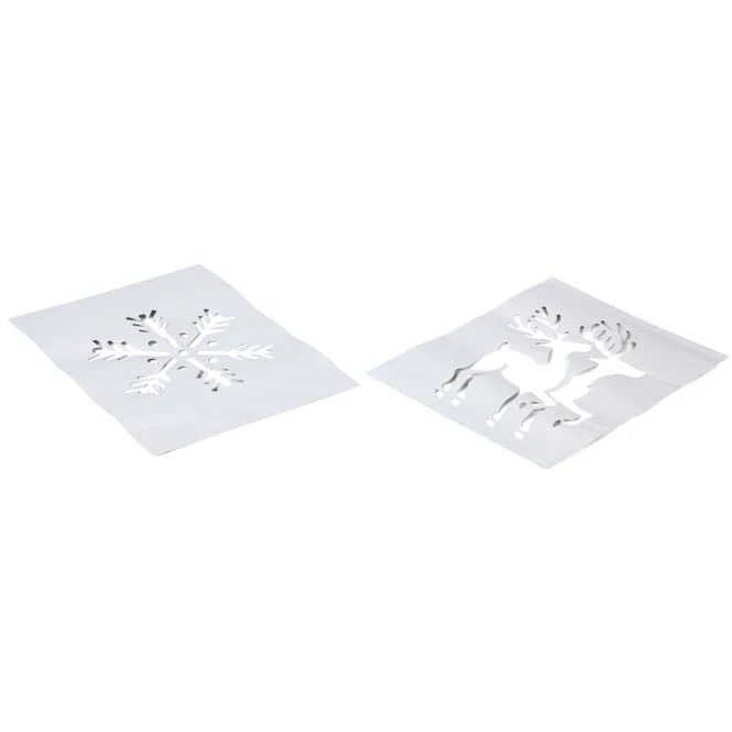 Schneespray - Ca. 150 Ml - Inkl. Schablonen 3 Schneespray - Ca. 150 Ml - Inkl. Schablonen