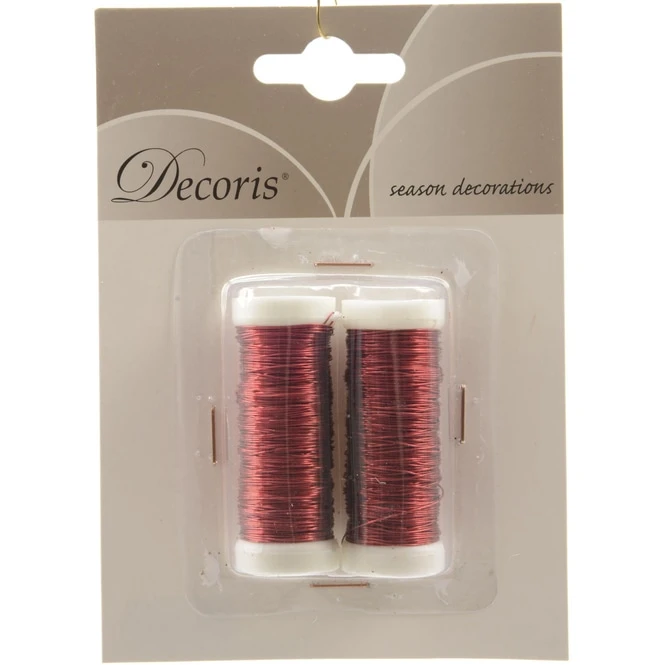 Dekodraht - Ca. 30 M - 2 Stück - Verschiedene Farben 4 Dekodraht - Ca. 30 M - 2 Stück - Verschiedene Farben – Bild 2