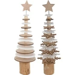 Tannenbaum - Aus Holz - 7,5 X 25 Cm - 1 Stück 8 Tannenbaum - Aus Holz - 7,5 X 25 Cm - 1 Stück -Saisonale Dekorationen aa14